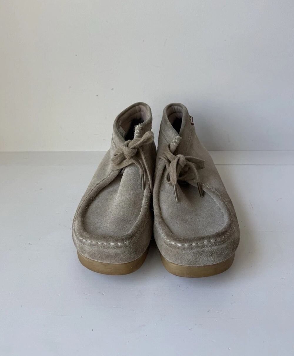 Clarks Originals Womens Wallabee Size 9.5 M Suede Lace Up Shoe Maple Suede